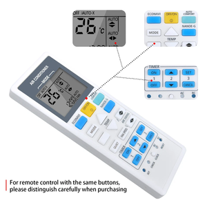 รีโมทคอนโทรล A75C4406สำหรับเครื่องปรับอากาศ CS-E12GKR CS-E9GKR CS-E7GKR พานาโซนิค - Product Image 2