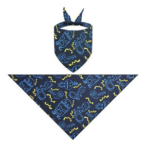 Pañuelo de perro de alta calidad ajustable grande cachorro gato mascota triángulo bufandas collares pañuelo de perro - Product Image 6