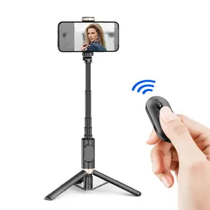 Q12 Foldable Selfie Stick Professional Portable Wireless Control Selfie Stick For Mobile Phone