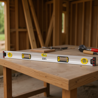 Niveau magnétique Stanley Fatmax 48 pouces en aluminium avec niveaux à bulle pour la plomberie et la construction