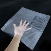 Emballage de sac plat Sachet d'emballage personnalisé pour vêtements Zip en plastique opaque pp Opp Pe Zipper