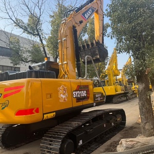 Excavatrice d'occasion Sany SY215C à faible nombre d'heures de fonctionnement, excavatrice hydraulique sur chenilles d'occasion à bas prix, Sany SY215C 60 75 95 - Product Image 4