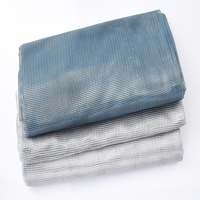 Filet à oeillets teint en fil de polyester 100% durable tissu de rideau ignifuge 300d pour les textiles de maison literie pour filles garçons