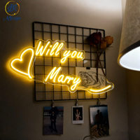 Panneau publicitaire LED néon personnalisé pour entrée de mariage, très demandé - Durable et étanche pour les magasins, bars et événements