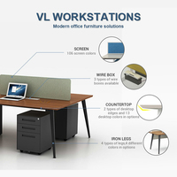 Mobilier de bureau en Chine Table d'extension de bureau standard au design moderne