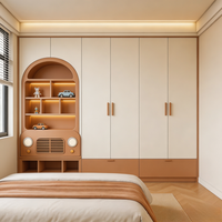 Armoire moderne sur mesure pleine grandeur avec porte en MDF pour chambre d'enfant - Meubles écologiques pour la maison