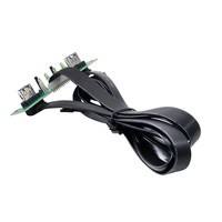 Câble d'extension USB 3.0 monté sur panneau, panneau frontal du châssis, carte de circuit imprimé, câble de connexion de la carte mère, carte PCB pour ordinateur