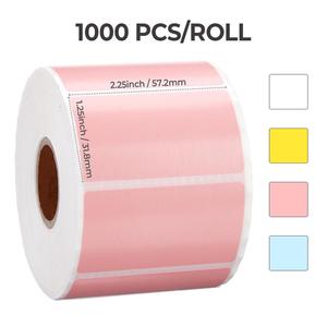 Đầy Màu Sắc Tự Dính Có Thể In Chuyển Nhiệt Nhãn Trống Cuộn Kích Thước Tùy Chỉnh Trực Tiếp Nhiệt Đầy Màu Sắc Tự Dính Nhãn - Product Image 2