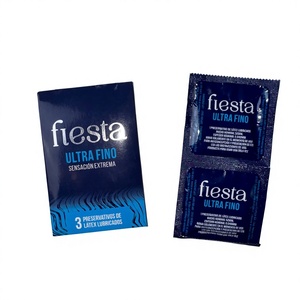 Los Mejores Condones Delgados Lubricados Super Ribbed con Sabor a Menta - Product Image 1