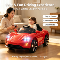 Mobil Mainan Anak Mobil Sport Listrik Anak-anak 2.4G Bluetooth Remote Control Pintu Ganda Peredam Kejut Empat Roda