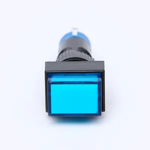 ELEWIND 8MM square plastic signal led lamps equipment indicator light Pilot Lamp(PB081F-D/G/12V)