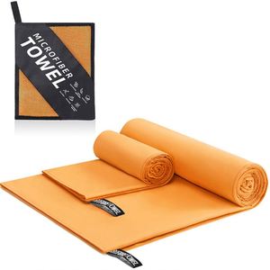 Double-Sided Microfiber Cooling Quick-Dry Embroidered Sports Towel Solid Pattern Rectangle Shape Customized Logo Travel - Product Image 2