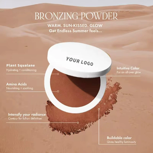 Paleta bronceadora en polvo de prensa para contorneado de larga duración, nutrición de alta pigmentación única con etiqueta privada personalizada - Product Image 2