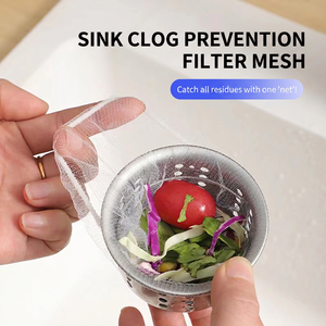 Kitchen Sink Strainer Stainless Steel Nylon <b>Drain</b> Filter For Food Waste Prevention Dishwashing Sink - Product Image 3