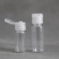 Bouteille en plastique à couvercle rabattable, conteneurs pour Lotion, transparent, PET, pour shampoing, rechargeable, lot de 50 ou 100ml, pour échantillons, produit de voyage, 5 pièces
