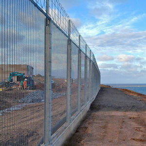 Valla de alta seguridad con revestimiento de polvo galvanizado, panel de valla antiescalada, valla de panel 358 - Product Image 5
