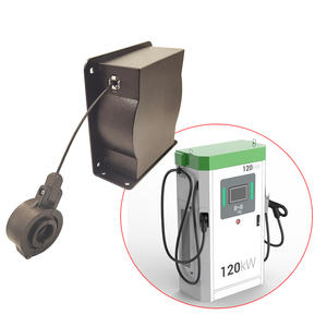 Sistem Manajemen Kabel Pengisi Daya EV Cepat DC Pengunci Otomatis Peredam Pegas Level 3 150KW DCFC 260A Retraktor Kabel Pengisian EV - Product Image 1