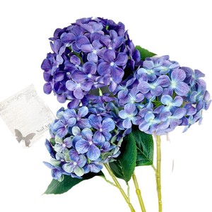 <b>Artificial</b> Hydrangea <b>Flowers</b> 72 Petals Silk Handmade Wedding Decorations Floor <b>Arrangements</b> - Product Image 5