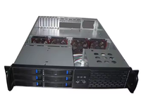 Nouvel arrivage Châssis PC industriel 2U 6 baies Boîtier compact pour serveur en rack à échange à chaud Facteur de forme ATX en plastique en stock