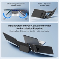 Factory Direct FHD accessoire pour ordinateur portable pliable portable moniteur d'extension d'extension pour ordinateur portable