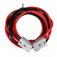 Connecteur d'alimentation CC robuste 50A bipolaire, faisceau de câblage rapide gris pour panneau solaire, camping-car, caravane, vélo électrique, chariot élévateur