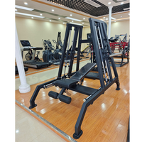 Banc incliné Presse Équipement de gymnastique Machine Smith multifonctionnelle à double système de plaques chargées Machine Smith latérale Iso
