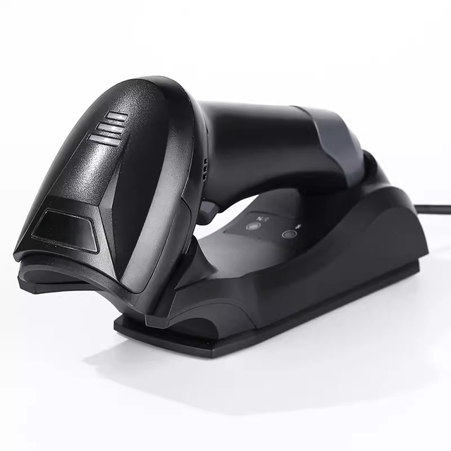 Long-distance Transmission Cost-effective Hands-Free Wireless Scanning Gun for Bar Code Cordless Reading for Library