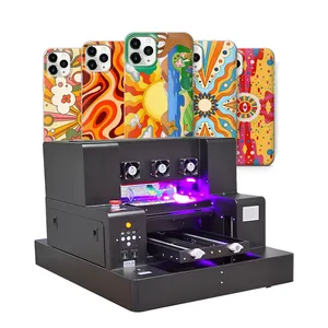 Impressora uv de arco-íris, impressora uv no filme dtf adesivo da máquina, caixa do telefone, impressora para pequena impressora de negócios