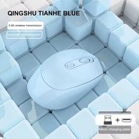Mouse nirkabel 1200dpi, mouse laptop dapat diisi ulang rgb kustom harga promosi penjualan terbaik pabrik OEM