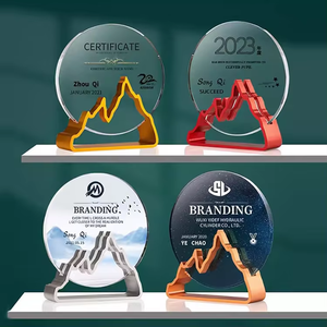 جائزة الشركة المصنعة تخصيص الكأس الكريستال الزجاج المنحوت المعادن الكريستال كأس جائزة - Product Image 3