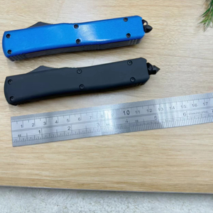 AKC <span class=keywords><strong>otf</strong></span> mùa xuân túi <span class=keywords><strong>mini</strong></span> tự vệ out-The-front gấp chuyển đổi nút lưỡi cắm trại dao xử lý - Product Image 1