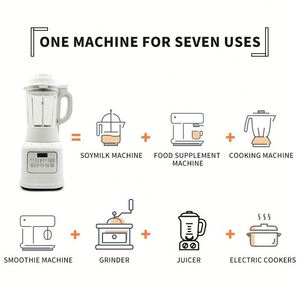 Appareil de cuisine multifonctionnel 1,75 L 1100 W pour la préparation de lait de soja, soupes et bouillies, avec fonctions chaud et froid, et mixeur chauffant - Product Image 5