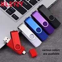 Clé USB 2 en 1 Type C avec logo personnalisé 128 Go 64 Go 32 Go 16 Go 8 Go 4 Go Clé USB Disques mémoire en gros
