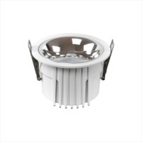 Downlight COB anti-éblouissement, découpe 75 mm, 10 W, spot encastré en aluminium, downlight LED encastré