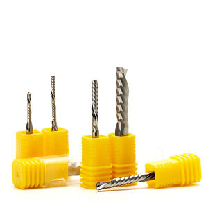 Broca CNC <span class=keywords><strong>de</strong></span> Carburo <span class=keywords><strong>de</strong></span> Tungsteno <span class=keywords><strong>de</strong></span> Alta Precisión <span class=keywords><strong>de</strong></span> 3.175mm, <span class=keywords><strong>de</strong></span> un Solo Filo, 45HRC, para Cortar, Grabar y Fresar Acrílico, Madera y PVC, TOYOJP, Gran Venta - Product Image 1