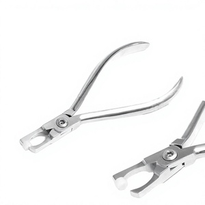 Pinzas Dentales Plegables de Acero Inoxidable de Precisión, Instrumentos Quirúrgicos Manuales Reutilizables Clase I de 5 Mandíbulas - Product Image 2