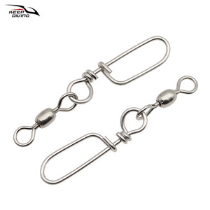 Keep Diving <b>Snap</b> Swivel 2Mm 85Mm Stainless Steel Ocean Boat Fishing Connector - Product Image 2