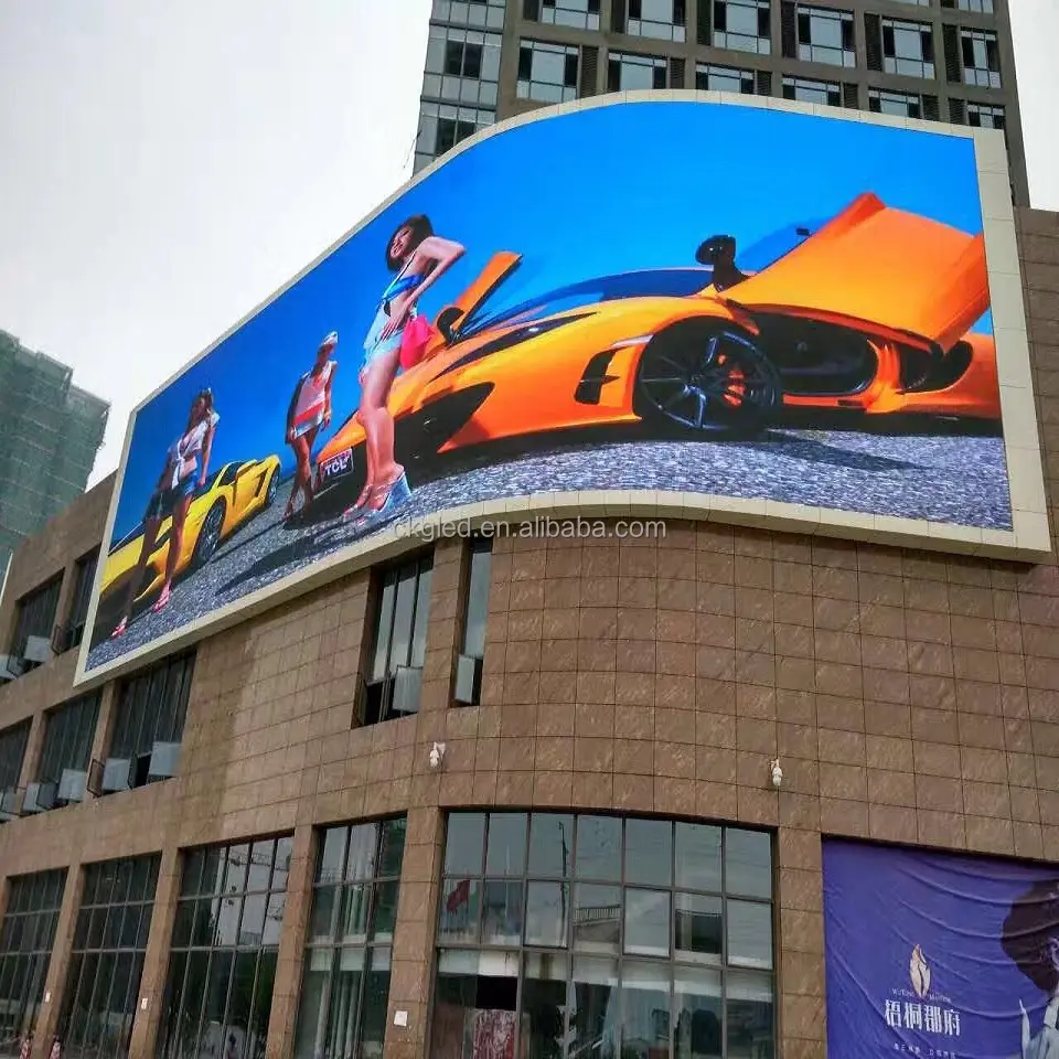 4K Outdoor Fixed Billboard Led Screen Road Side Large Advertising 3D Digital Billboards P3.125 Led Screen