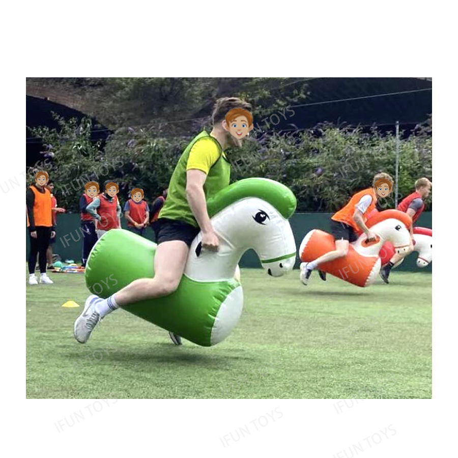 Bouncy Kids Hobby Horse Fun Toy Horse Race Track Durable