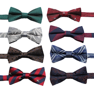 <span class=keywords><strong>Traje</strong></span> de Jacquard de poliéster para hombre profesional, pajaritas, pajaritas de negocios elegantes para venta al por mayor - Product Image 3