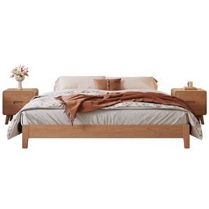 Tête <span class=keywords><strong>de</strong></span> <span class=keywords><strong>lit</strong></span> en bois massif <span class=keywords><strong>de</strong></span> frêne blanc nordique, durable, moderne et minimaliste, cadre à lattes tatami <span class=keywords><strong>de</strong></span> 1,8 mètre, <span class=keywords><strong>lit</strong></span> double (1,8 m) pour la maison - Product Image 5