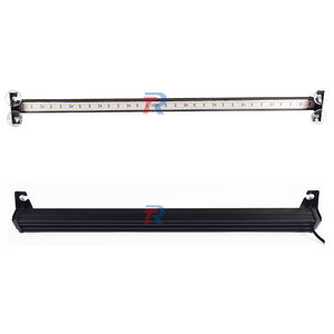 120แอลอีดี34นิ้วแฟลชซิงค์สองแท่งไฟที่มีตัวควบคุมเดียวภายในรถไฟแดชแสงถ้วยดูดติดบนกระจกหน้าต่าง - Product Image 4