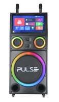 Écran tactile portable de 15 pouces, karaoké, système intelligent Android 11, multifonctionnel, pour USB sans fil 5.0, Aux, RGB
