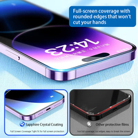 Protection d'écran en verre trempé universelle anti-rayures et anti-espion 2.5D à bords incurvés 7H pour Xs Max, film de sécurité HD ultra-fin