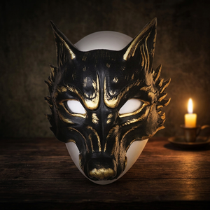 3D <strong>Wolf</strong> <strong>Face</strong> <strong>Mask</strong> Halloween Party Costume Cosplay Half Animal <strong>Mask</strong> Sizes for Adult &amp; Teen Perfect Gift for Teens Adults - Product Image 1