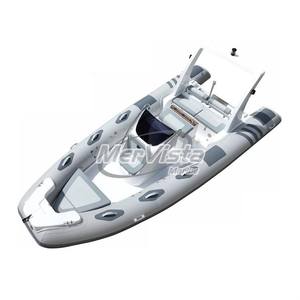 Bateau pneumatique rigide CE 12 places en tissu Hypalon avec coque en fibre de verre pour l'aviron - Product Image 5