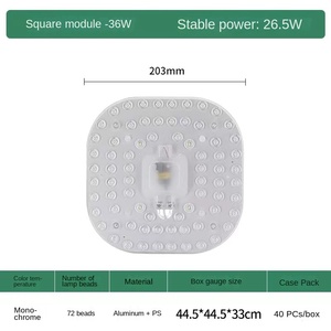 Module LED COB rond 6W blanc chaud 3500K AC 220V éclairage intérieur durée de vie 50000H CRI80 80lm/W angle de vision 120° dimmable - Product Image 4