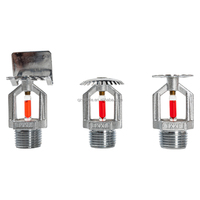 Système d'extinction d'incendie automatique à réponse rapide, sprinkler en cuivre 68 ℃   Température d'exploitation DN15DN20 Fabrication professionnelle OEM disponible