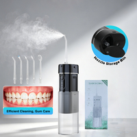 Hydropulseur sans fil portable, irrigateur buccal rechargeable, nettoyeur dentaire avec jet d'eau puissant pour le soin des dents et des gencives