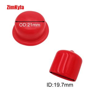 Capuchon de protection en caoutchouc rouge pour valve à broche de cylindre CO2 pour tuyau flexible - Product Image 6